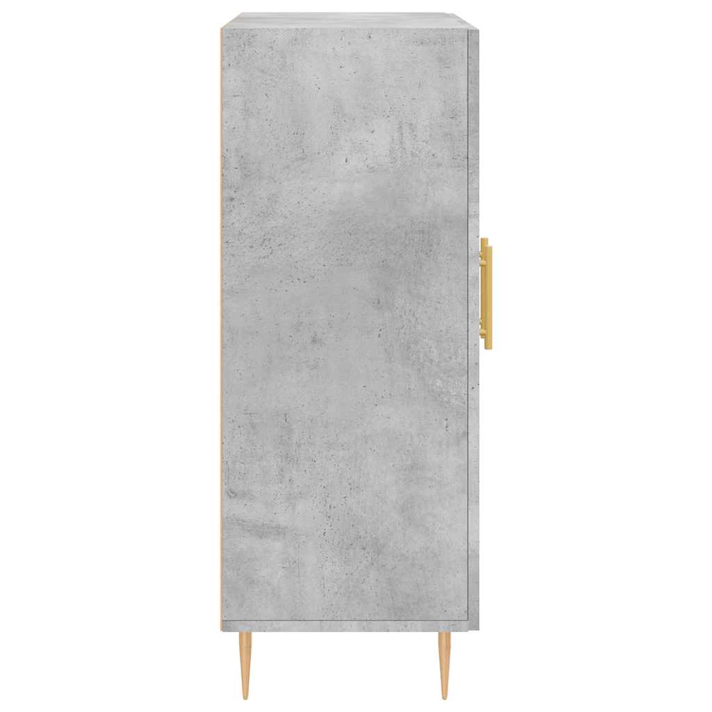 vidaXL Szafka, szarość betonu, 69,5x34x90 cm, materiał drewnopochodny