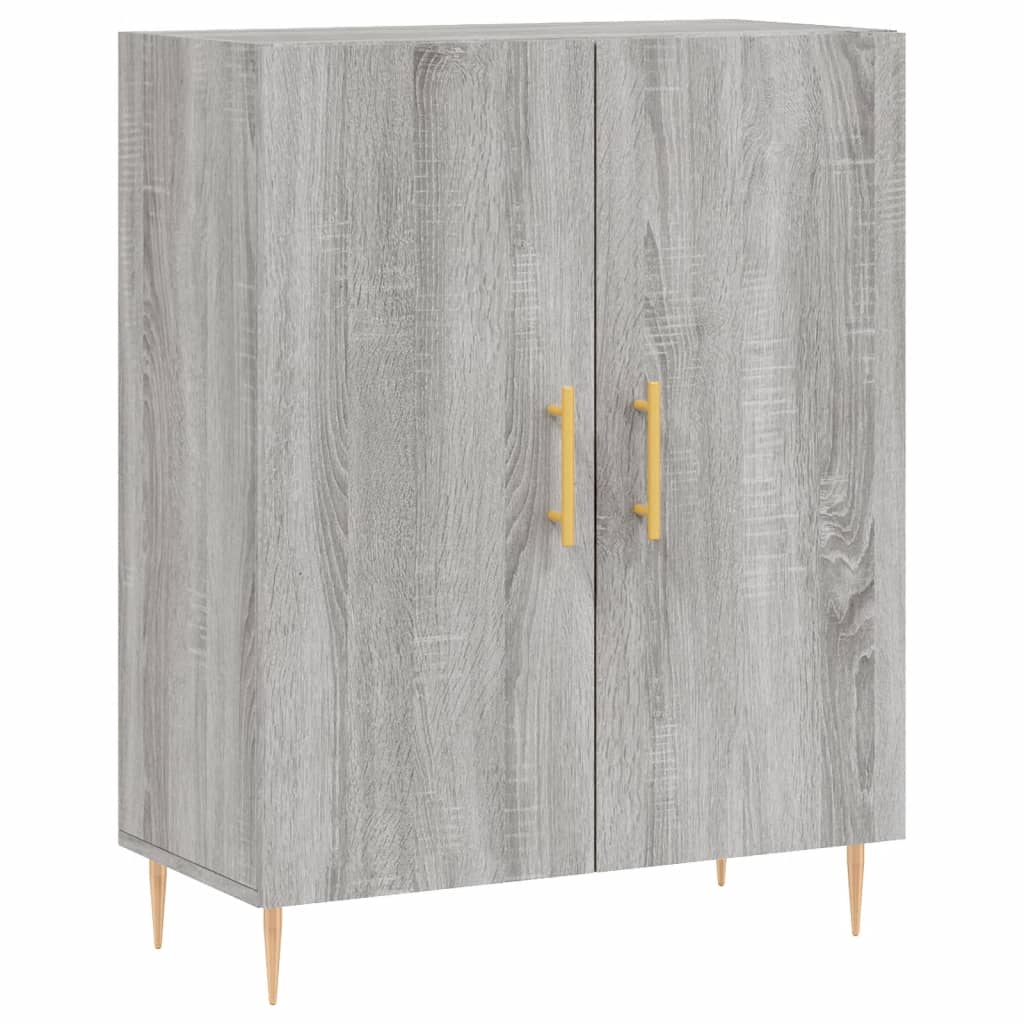 vidaXL Szafka, szary dąb sonoma, 69,5x34x90cm, materiał drewnopochodny