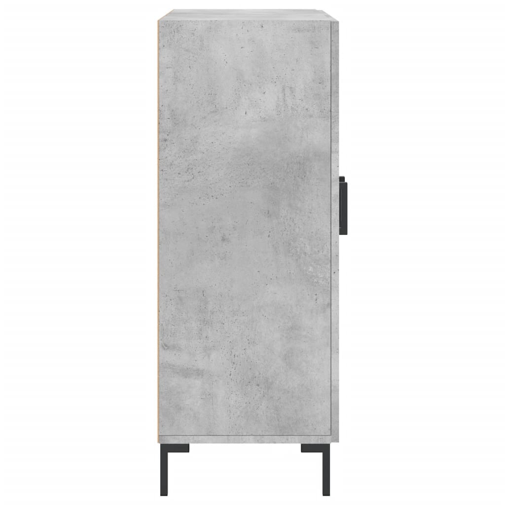 vidaXL Szafka, szarość betonu, 69,5x34x90 cm, materiał drewnopochodny