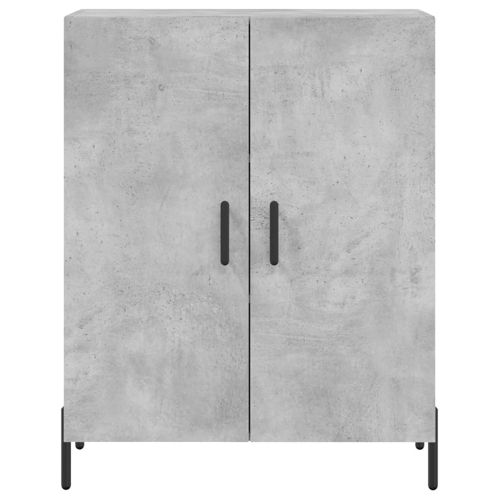 vidaXL Szafka, szarość betonu, 69,5x34x90 cm, materiał drewnopochodny