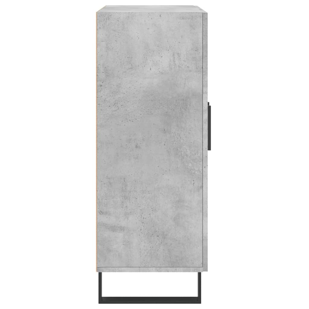 vidaXL Szafka, szarość betonu, 69,5x34x90 cm, materiał drewnopochodny