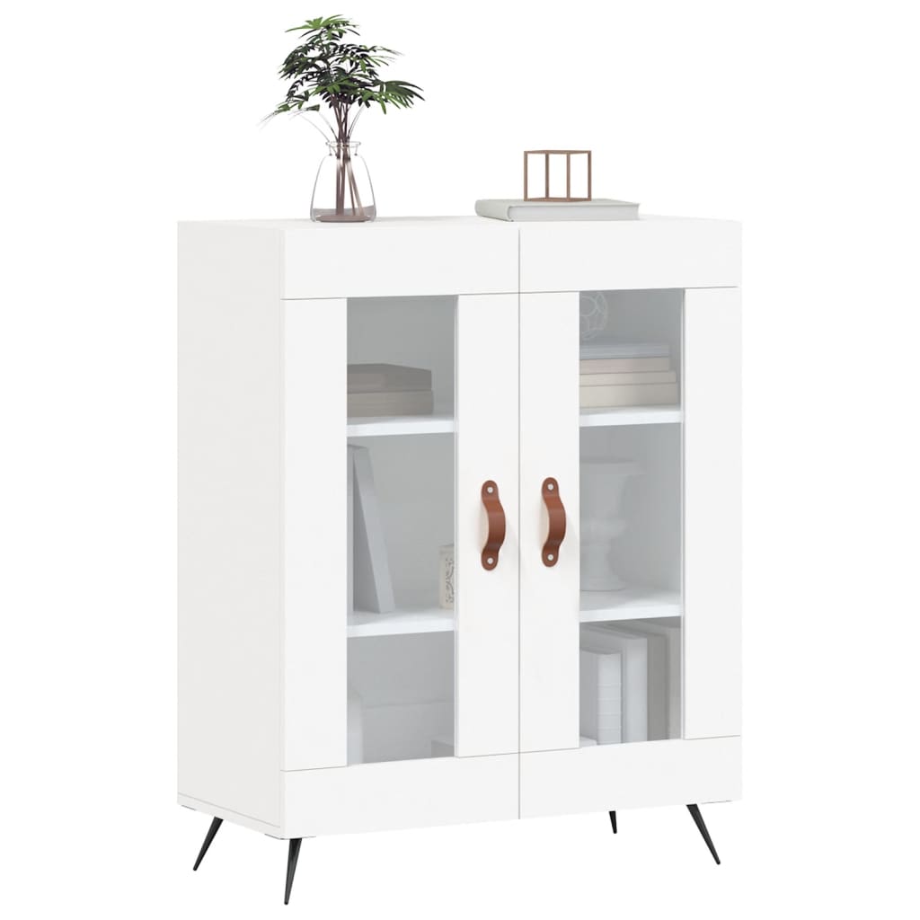 vidaXL Szafka, biała, 69,5x34x90 cm, materiał drewnopochodny