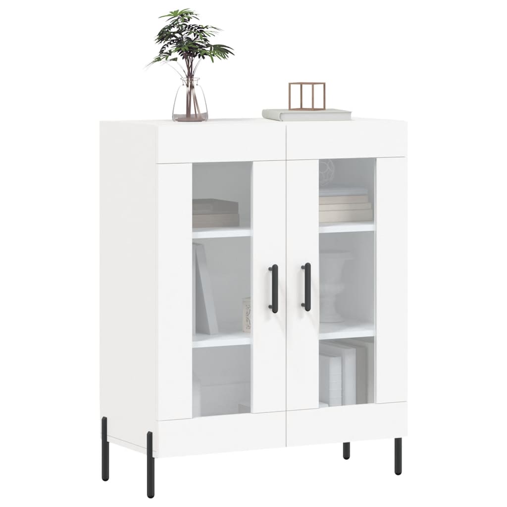vidaXL Szafka, biała, 69,5x34x90 cm, materiał drewnopochodny