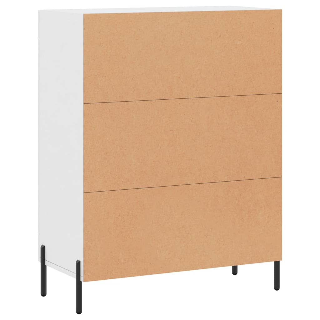 vidaXL Szafka, biała, 69,5x34x90 cm, materiał drewnopochodny