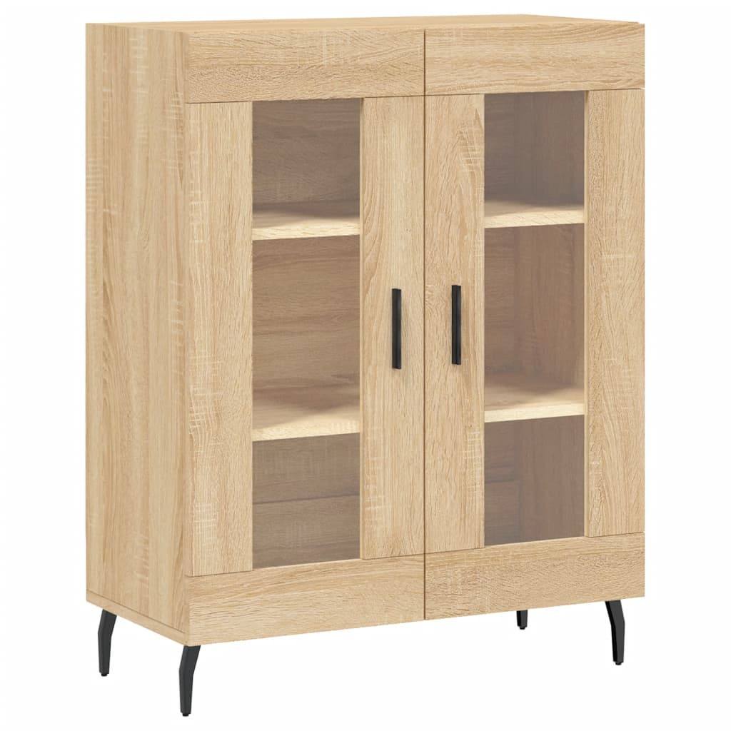 vidaXL Szafka, dąb sonoma, 69,5x34x90 cm, materiał drewnopochodny