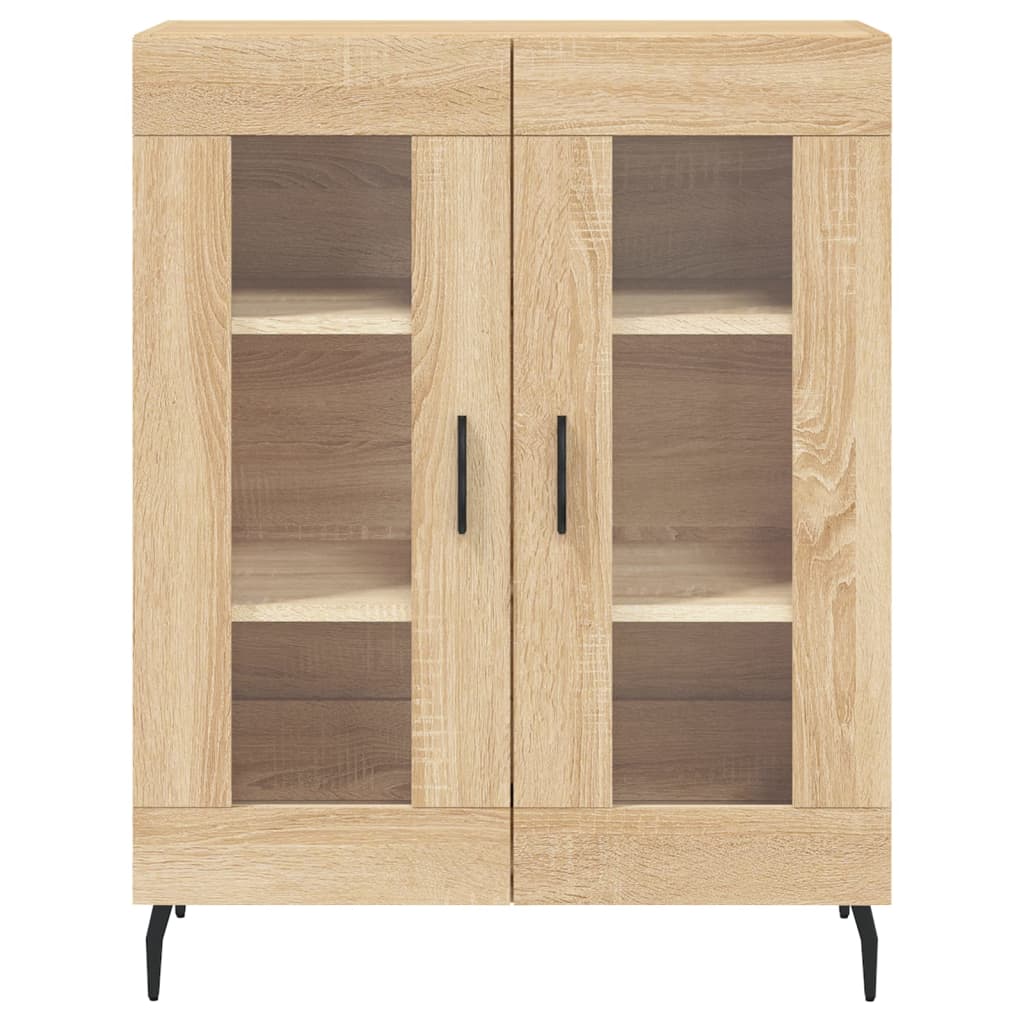 vidaXL Szafka, dąb sonoma, 69,5x34x90 cm, materiał drewnopochodny