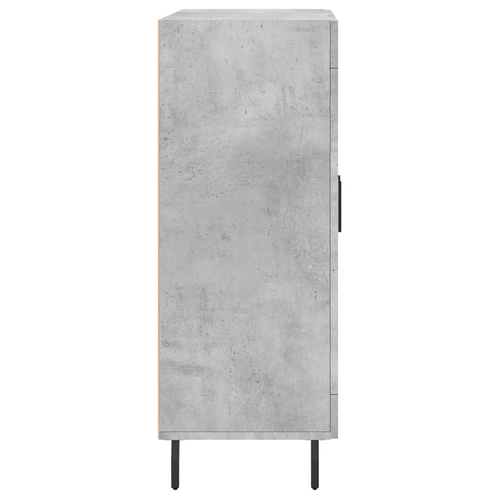 vidaXL Szafka, szarość betonu, 69,5x34x90 cm, materiał drewnopochodny