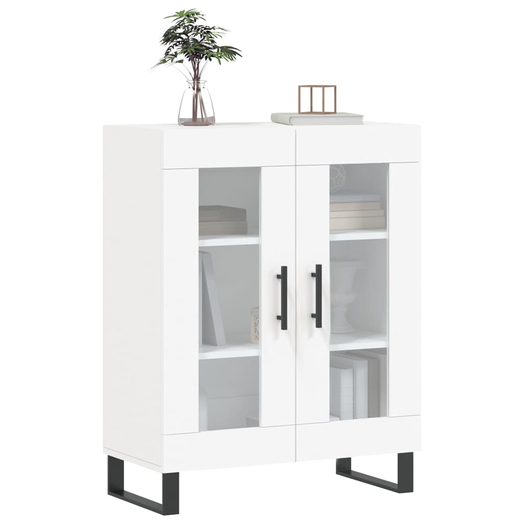 vidaXL Szafka, biała, 69,5x34x90 cm, materiał drewnopochodny