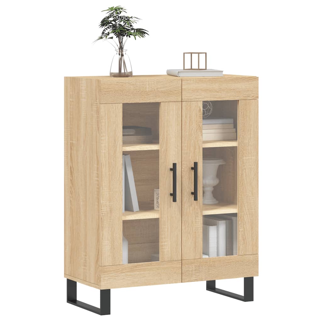 vidaXL Szafka, dąb sonoma, 69,5x34x90 cm, materiał drewnopochodny