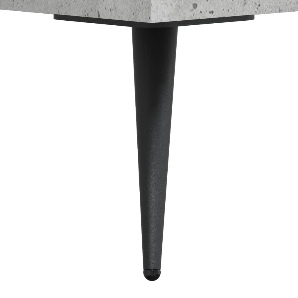 vidaXL Komoda, szarość betonu, 69,5x34x90 cm, materiał drewnopochodny