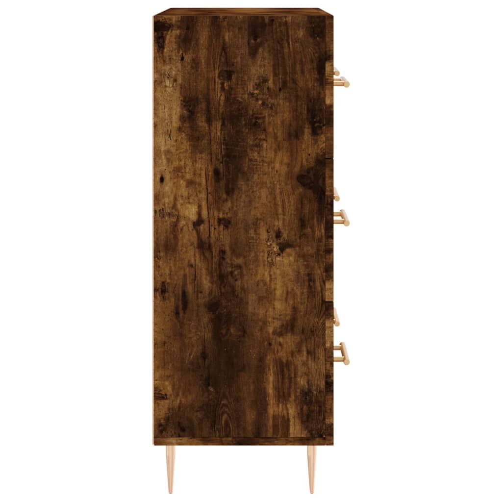 vidaXL Szafka, przydymiony dąb, 69,5x34x90 cm, materiał drewnopochodny
