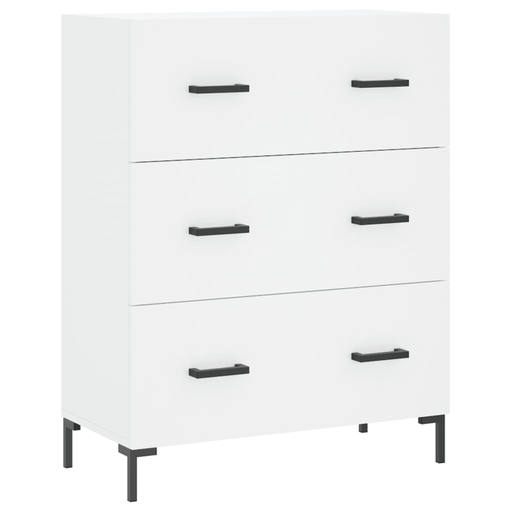vidaXL Szafka, biała, 69,5x34x90 cm, materiał drewnopochodny