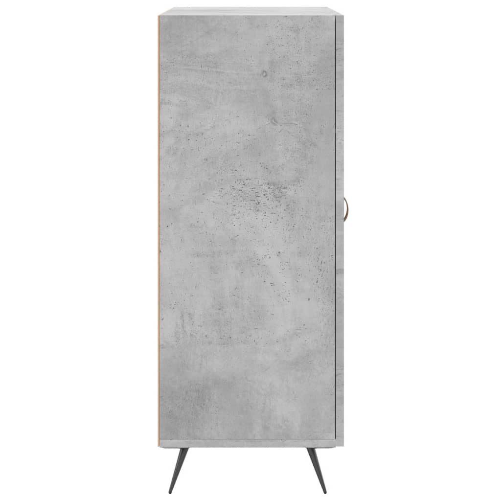 vidaXL Szafka, szarość betonu, 69,5x34x90 cm, materiał drewnopochodny