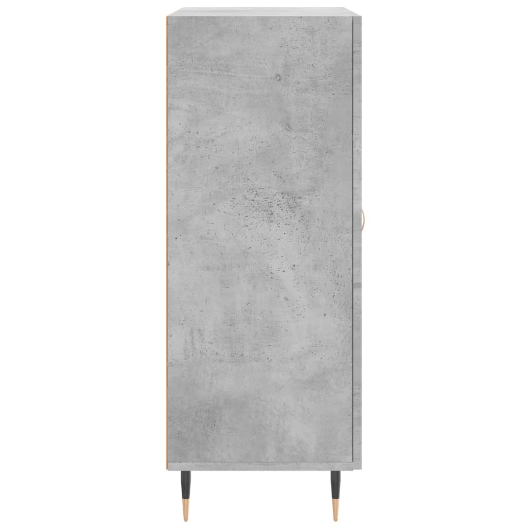 vidaXL Szafka, szarość betonu, 69,5x34x90 cm, materiał drewnopochodny