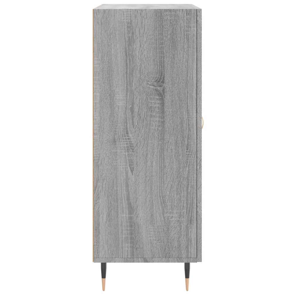 vidaXL Szafka, szary dąb sonoma, 69,5x34x90cm, materiał drewnopochodny