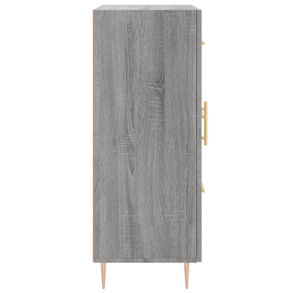 vidaXL Szafka, szary dąb sonoma, 69,5x34x90cm, materiał drewnopochodny