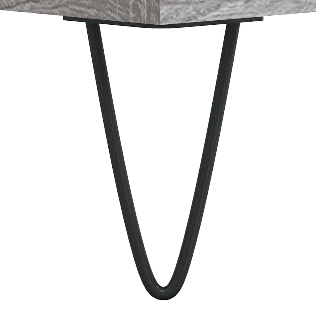 vidaXL Szafka, szary dąb sonoma, 69,5x34x90cm, materiał drewnopochodny