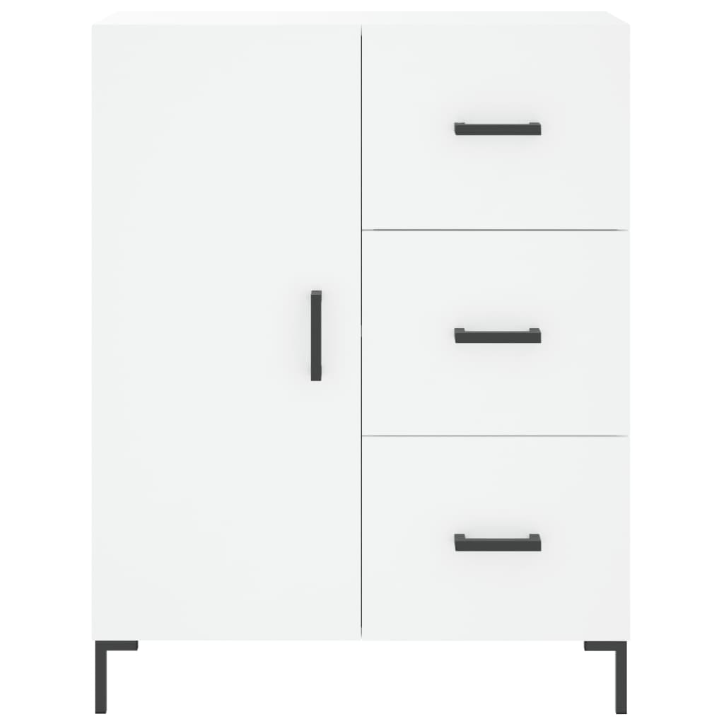 vidaXL Szafka, biała, 69,5x34x90 cm, materiał drewnopochodny