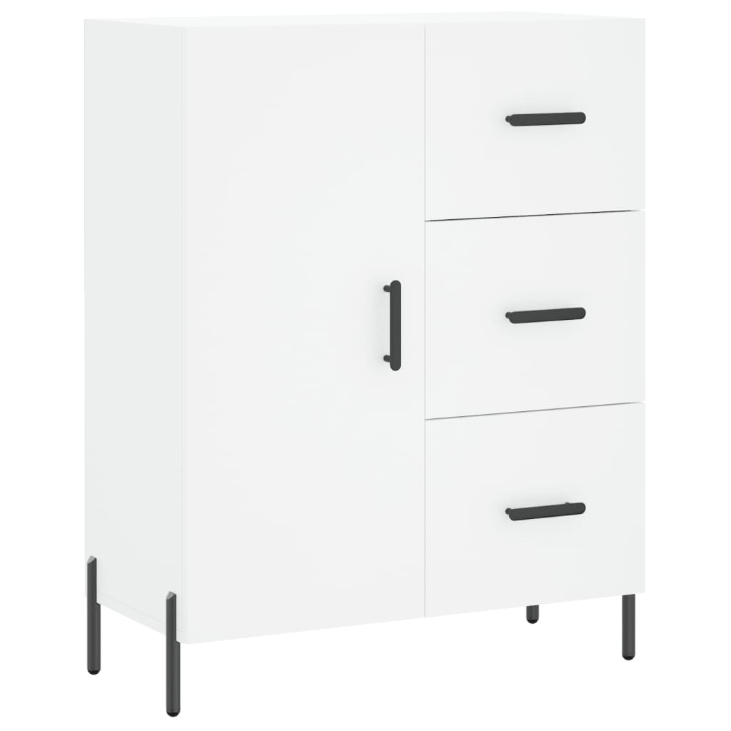 vidaXL Szafka, biała, 69,5x34x90 cm, materiał drewnopochodny