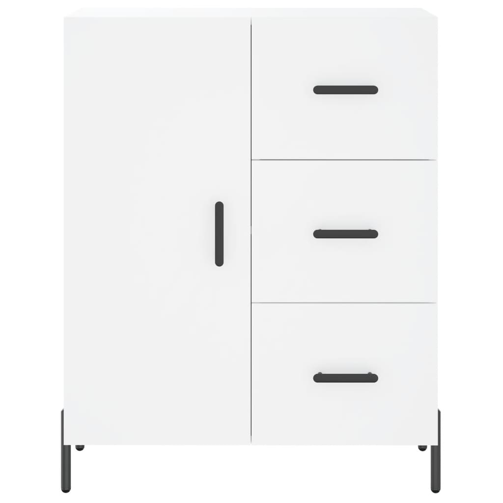 vidaXL Szafka, biała, 69,5x34x90 cm, materiał drewnopochodny