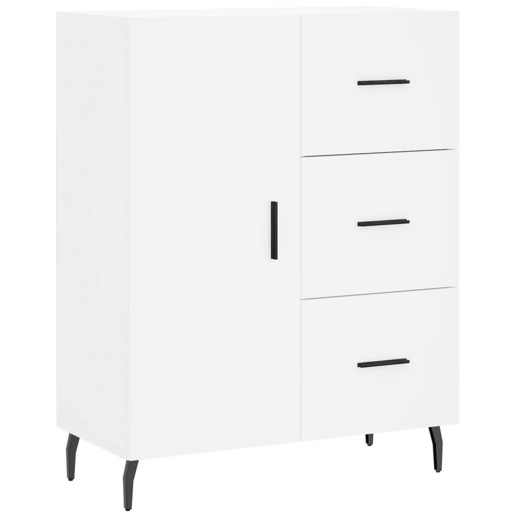 vidaXL Szafka, biała, 69,5x34x90 cm, materiał drewnopochodny