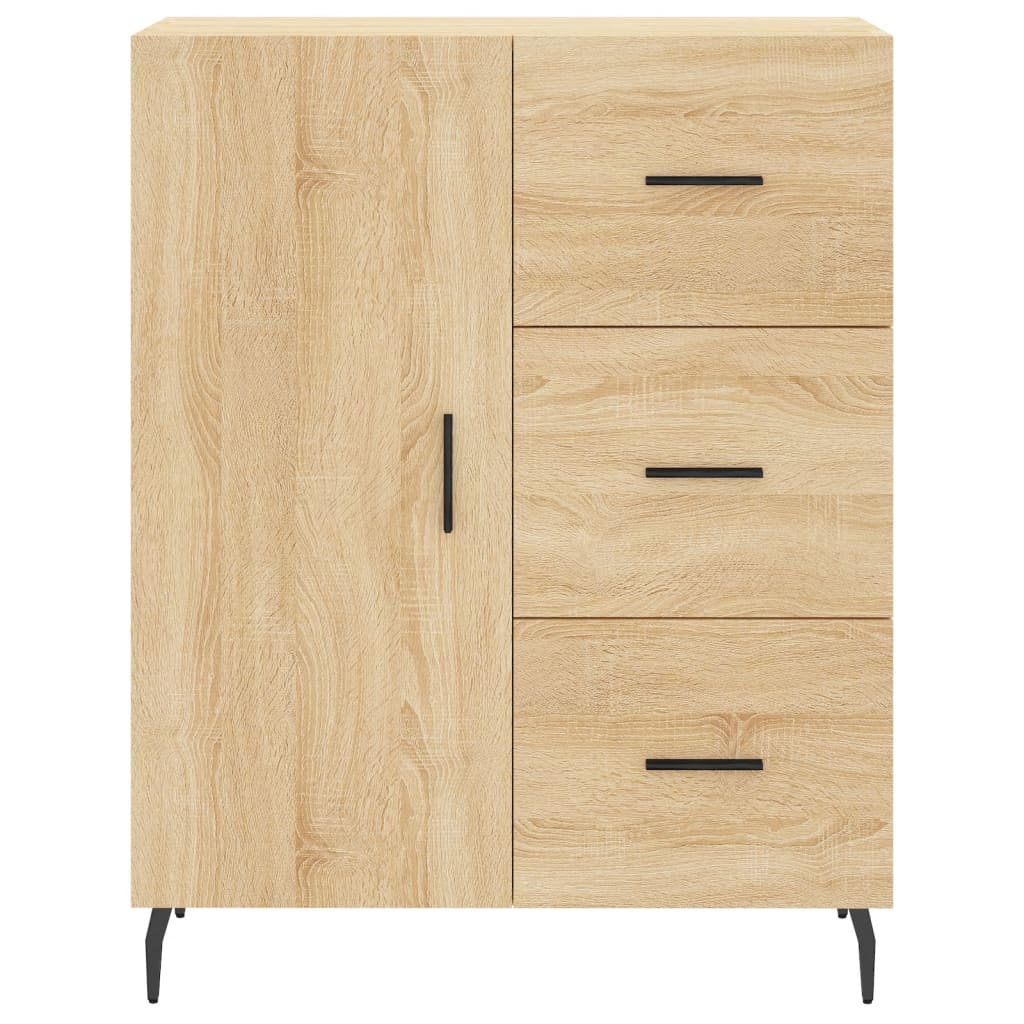 vidaXL Szafka, dąb sonoma, 69,5x34x90 cm, materiał drewnopochodny