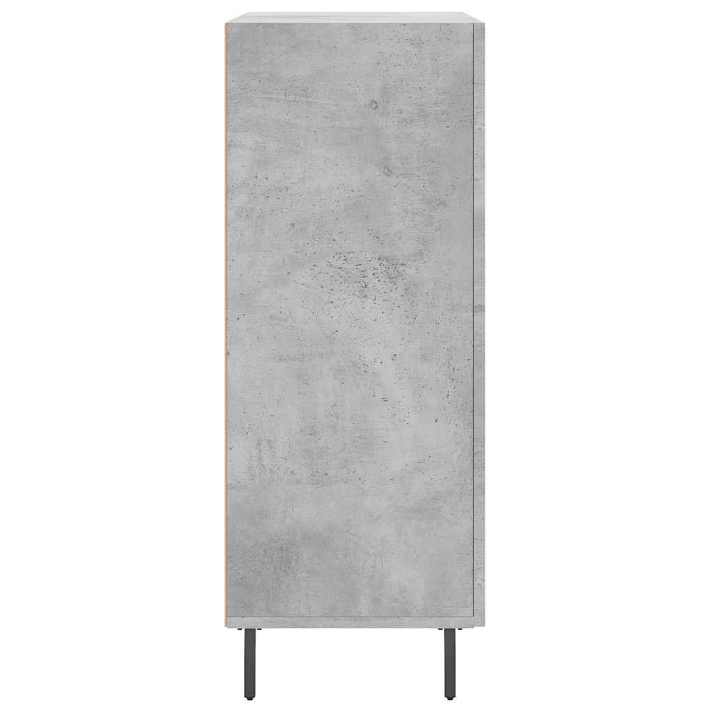 vidaXL Szafka, szarość betonu, 69,5x34x90 cm, materiał drewnopochodny