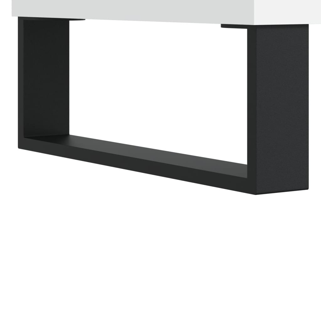 vidaXL Szafka, biała, 69,5x34x90 cm, materiał drewnopochodny