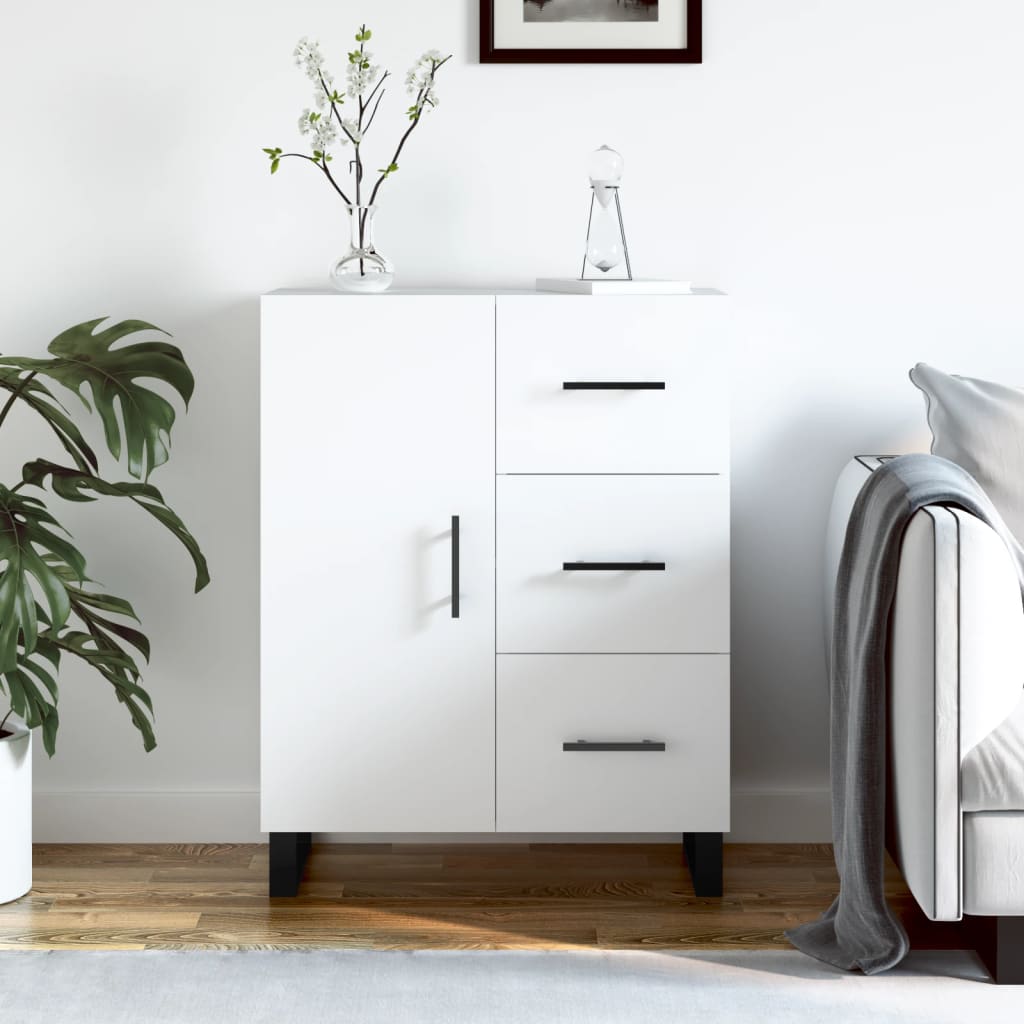 vidaXL Szafka, biała, 69,5x34x90 cm, materiał drewnopochodny