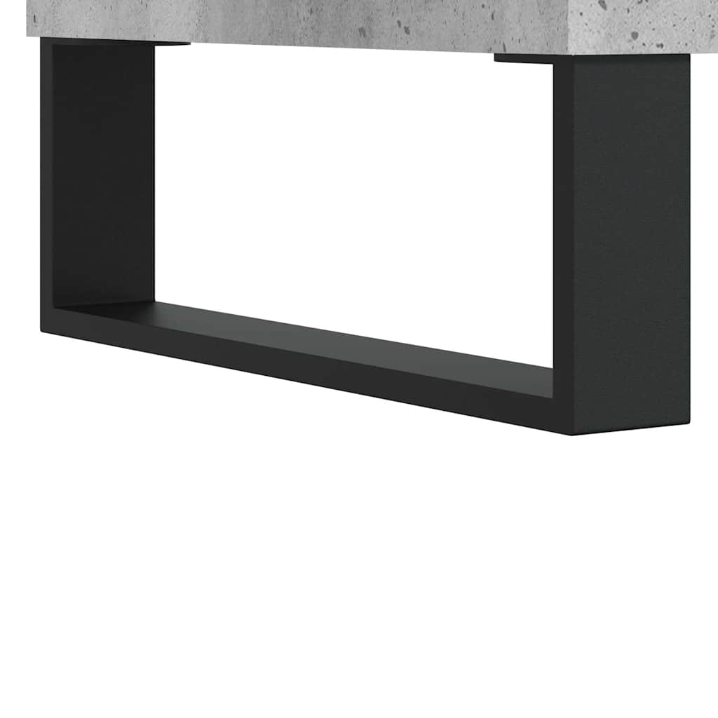 vidaXL Szafka, szarość betonu, 69,5x34x90 cm, materiał drewnopochodny