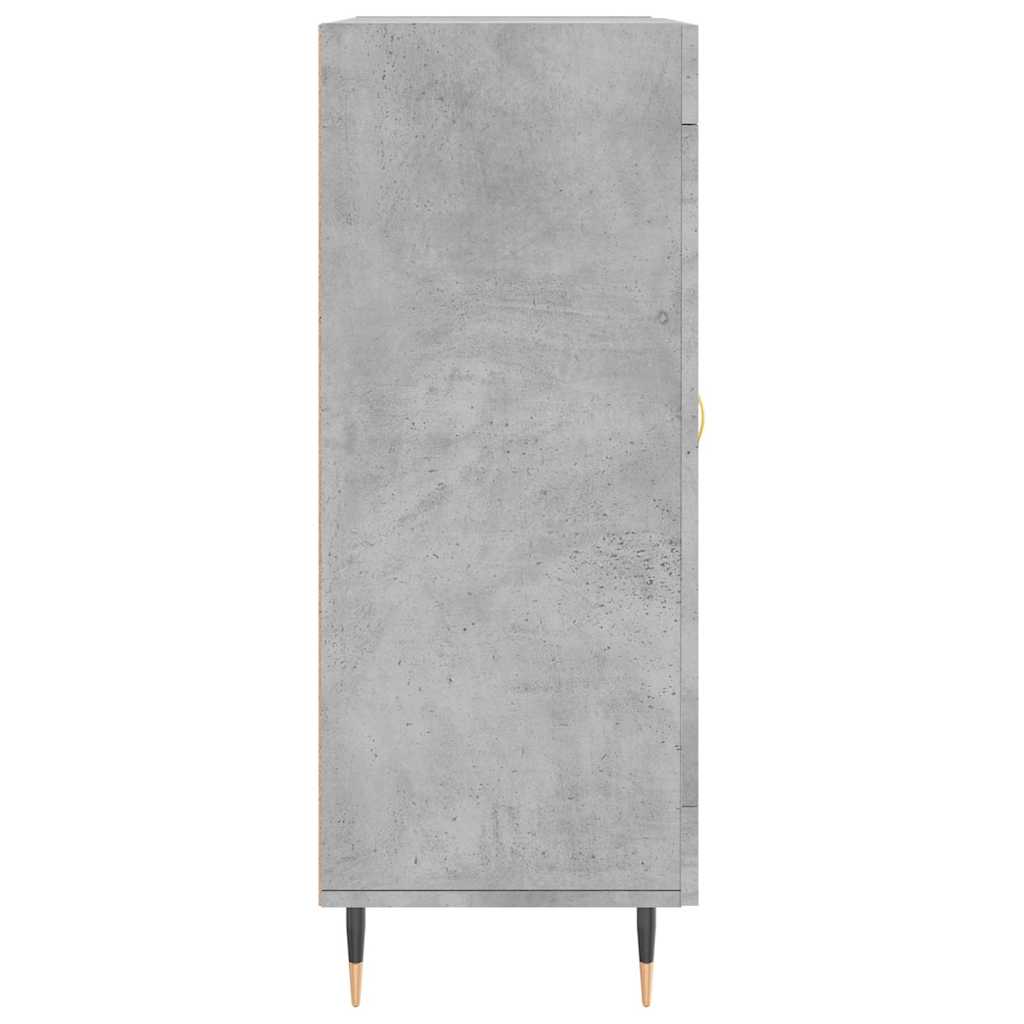 vidaXL Szafka, szarość betonu, 69,5x34x90 cm, materiał drewnopochodny