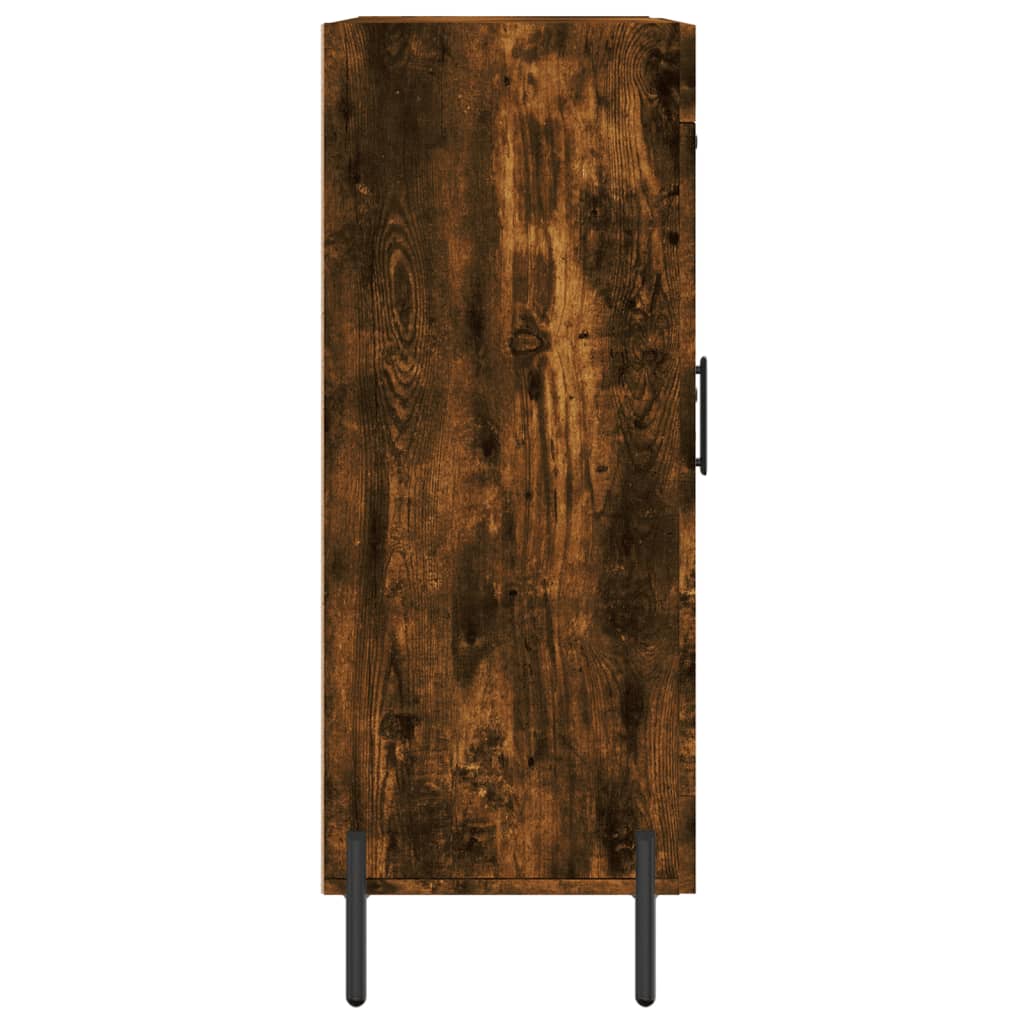 vidaXL Szafka, przydymiony dąb, 69,5x34x90 cm, materiał drewnopochodny