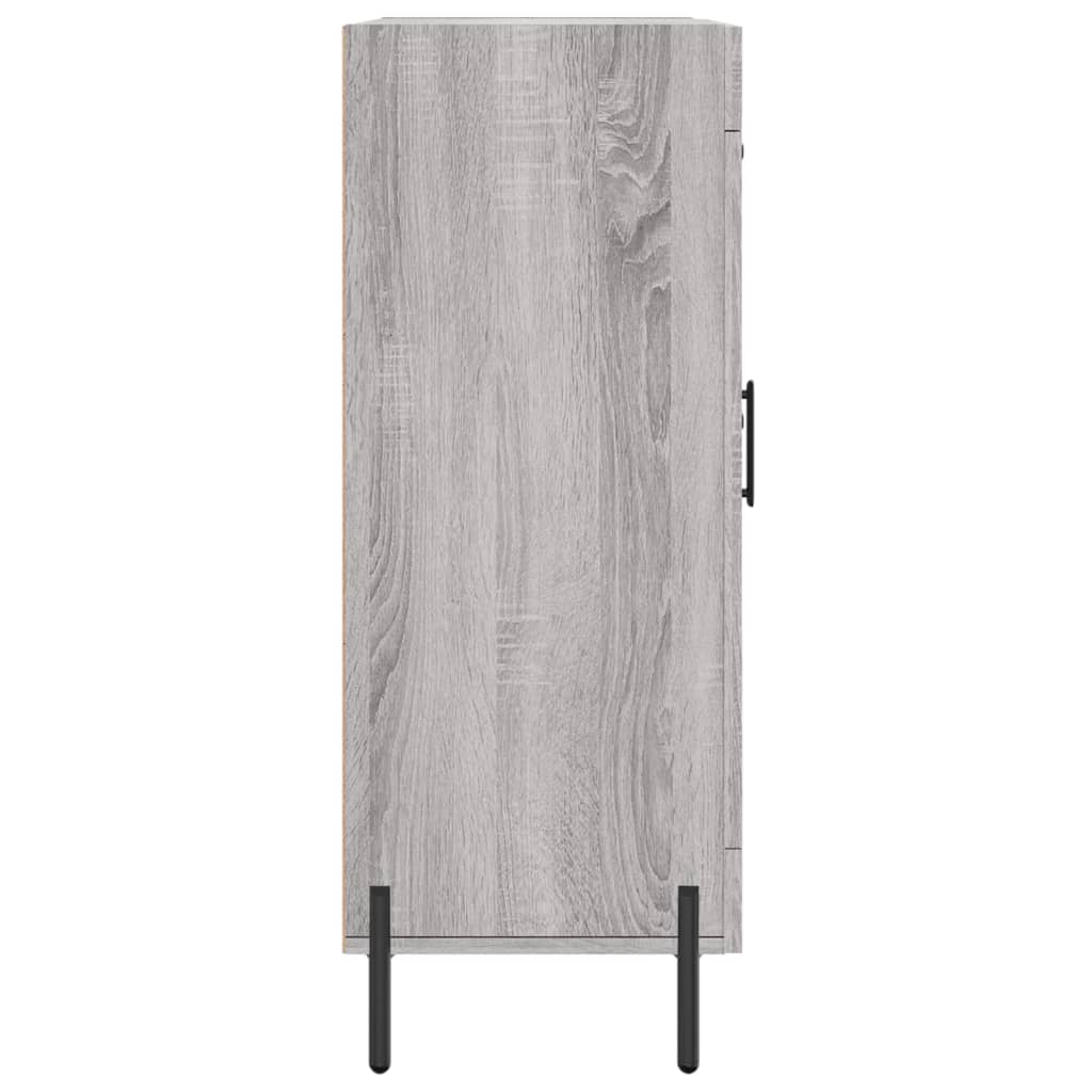 vidaXL Szafka, szary dąb sonoma, 69,5x34x90cm, materiał drewnopochodny