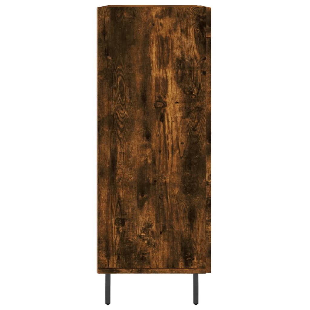 vidaXL Szafka, przydymiony dąb, 69,5x34x90 cm, materiał drewnopochodny