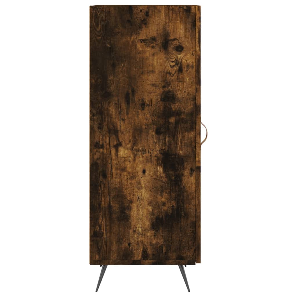 vidaXL Szafka, przydymiony dąb, 34,5x34x90 cm, materiał drewnopochodny