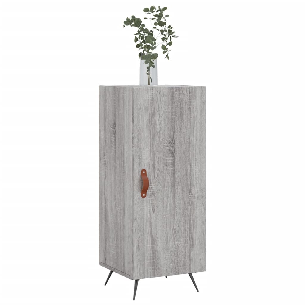 vidaXL Szafka, szary dąb sonoma, 34,5x34x90 cm materiał drewnopochodny