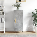 vidaXL Szafka, szarość betonu, 34,5x34x90 cm, materiał drewnopochodny
