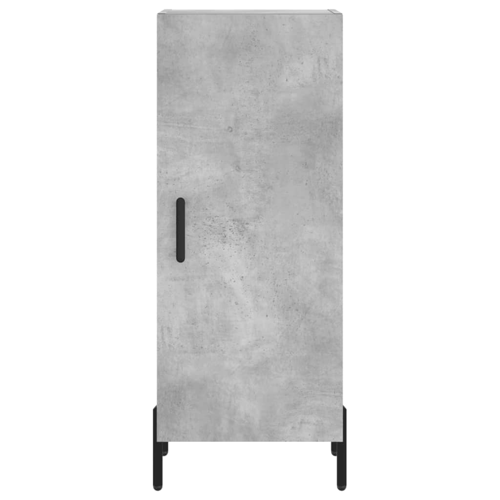 vidaXL Szafka, szarość betonu, 34,5x34x90 cm, materiał drewnopochodny