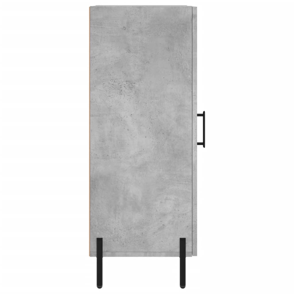 vidaXL Szafka, szarość betonu, 34,5x34x90 cm, materiał drewnopochodny