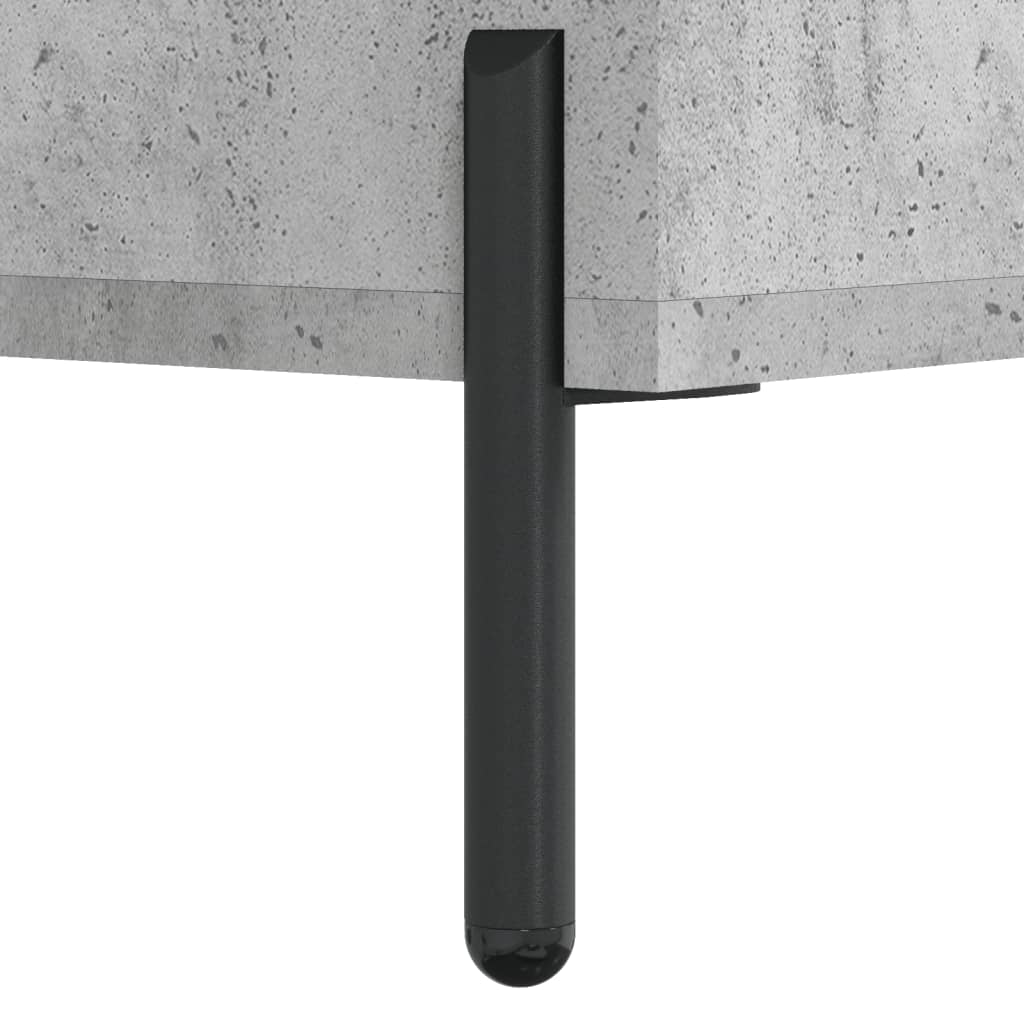 vidaXL Szafka, szarość betonu, 34,5x34x90 cm, materiał drewnopochodny