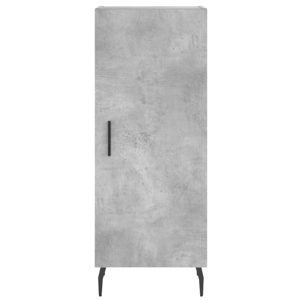 vidaXL Szafka, szarość betonu, 34,5x34x90 cm, materiał drewnopochodny