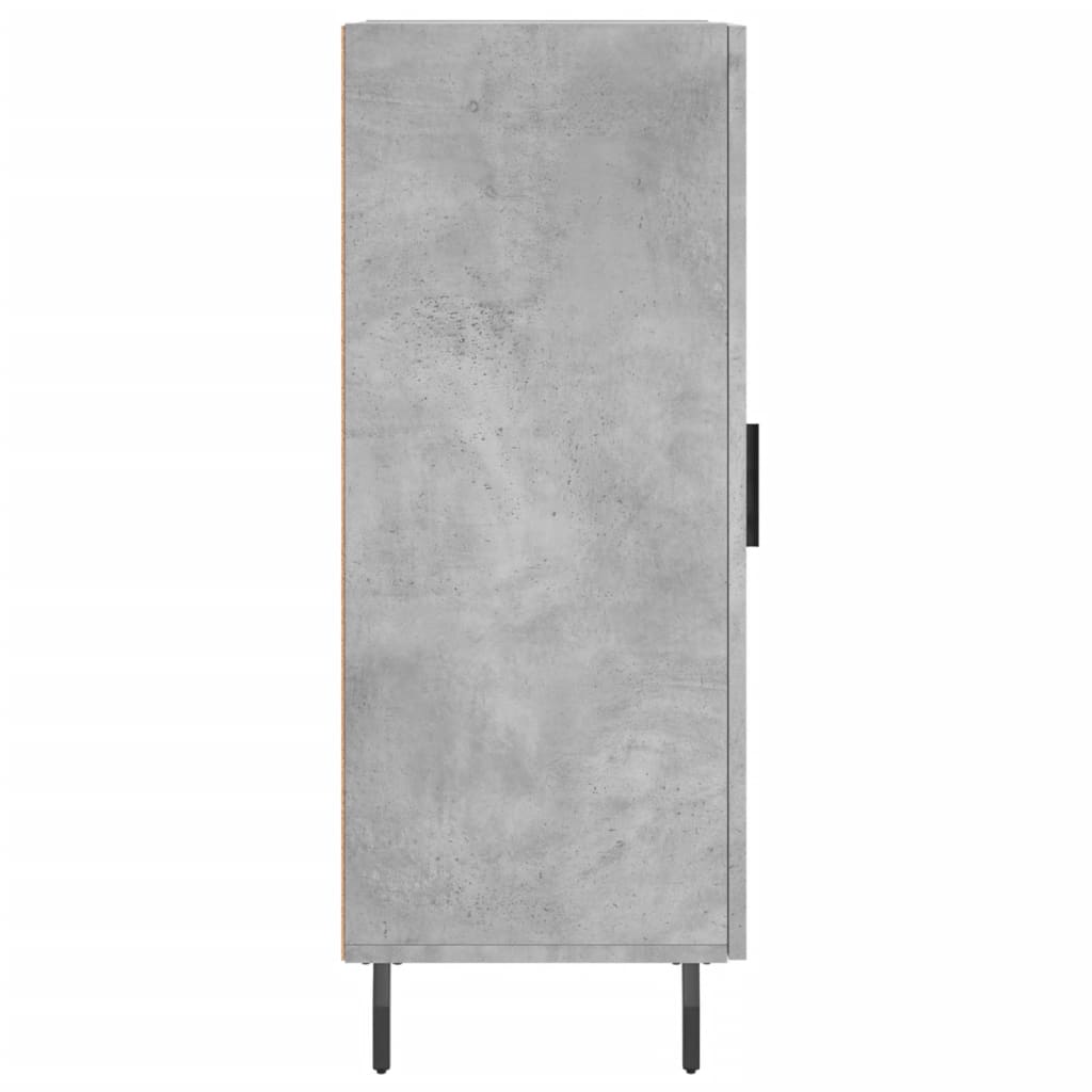 vidaXL Szafka, szarość betonu, 34,5x34x90 cm, materiał drewnopochodny