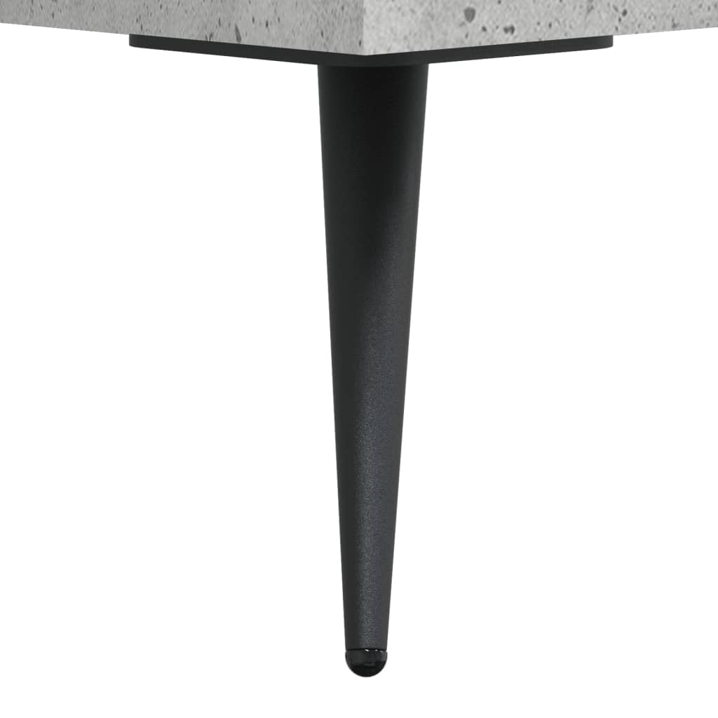 vidaXL Szafka, szarość betonu, 34,5x34x90 cm, materiał drewnopochodny