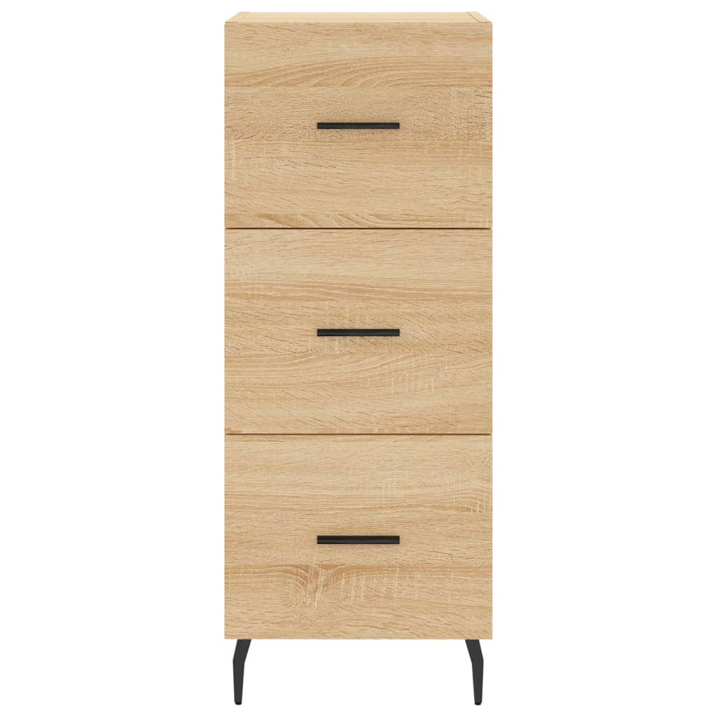 vidaXL Szafka, dąb sonoma, 34,5x34x90 cm, materiał drewnopochodny