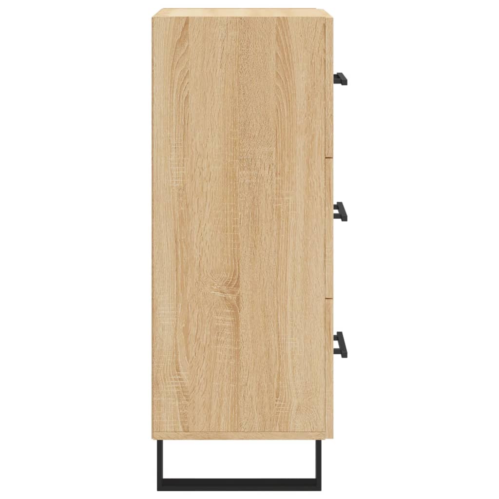 vidaXL Szafka, dąb sonoma, 34,5x34x90 cm, materiał drewnopochodny