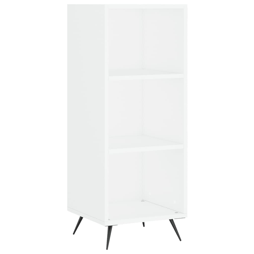 vidaXL Regał, biały, 34,5x32,5x90 cm, materiał drewnopochodny