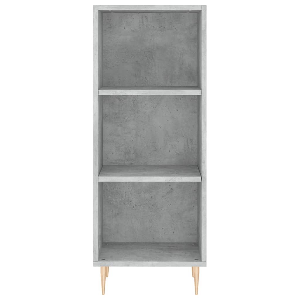 vidaXL Szafka, szarość betonu, 34,5x32,5x90cm, materiał drewnopochodny