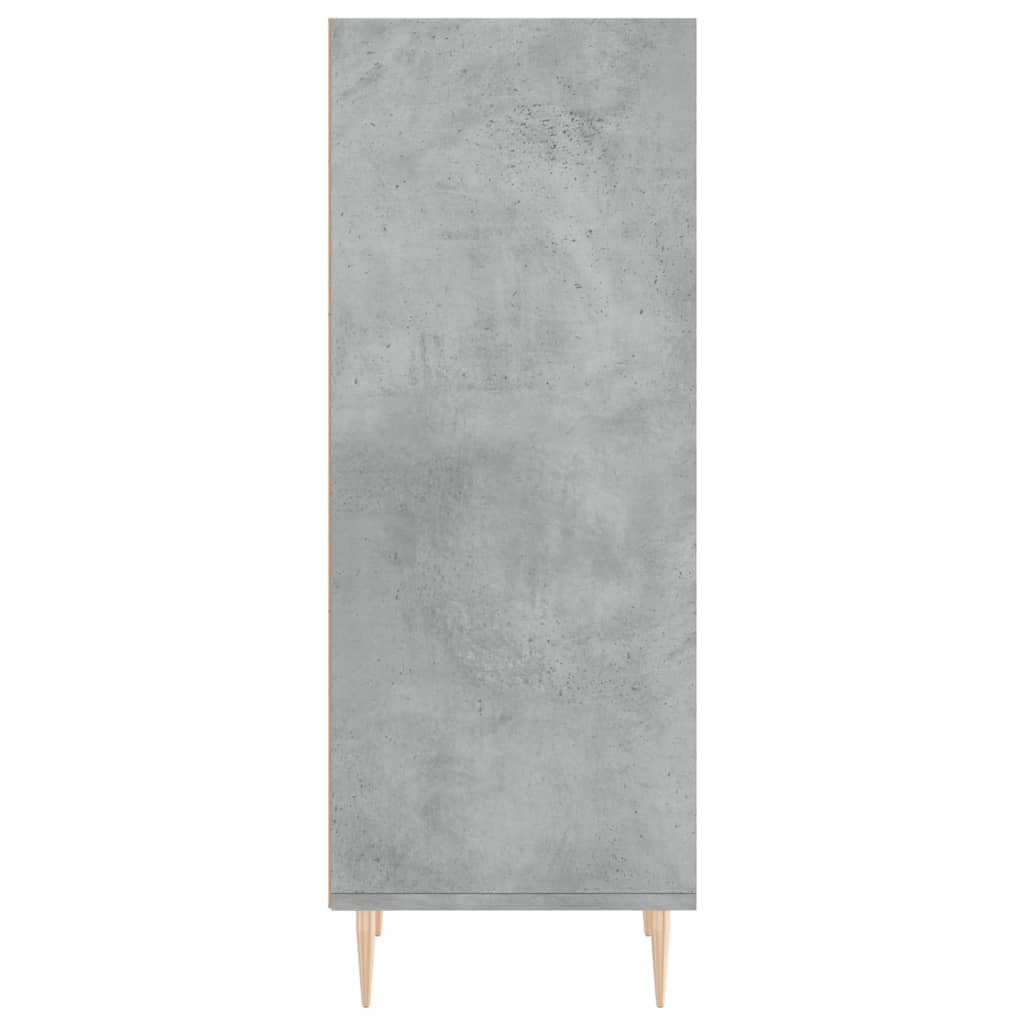 vidaXL Szafka, szarość betonu, 34,5x32,5x90cm, materiał drewnopochodny