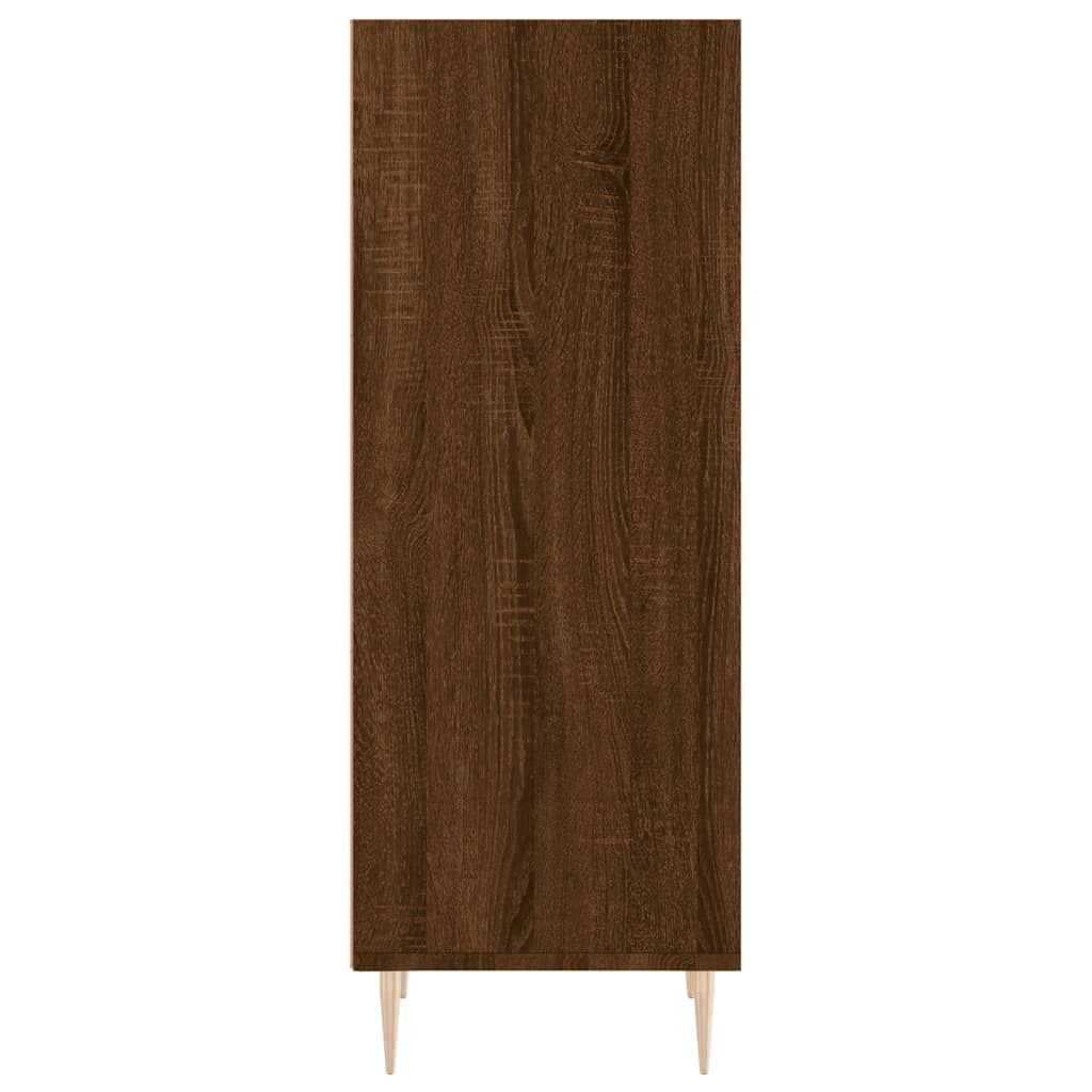 vidaXL Szafka, brązowy dąb, 34,5x32,5x90 cm, materiał drewnopochodny