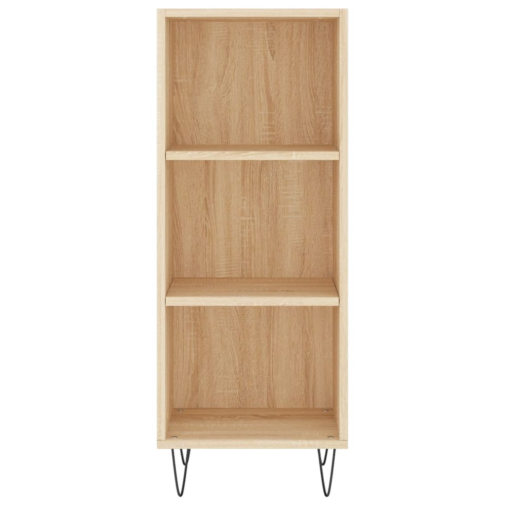 vidaXL Szafka, dąb sonoma, 34,5x32,5x90 cm, materiał drewnopochodny